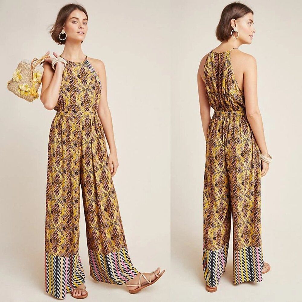 Anthropologie Bl-nk London Gallery Row Jumpsuit Size XS